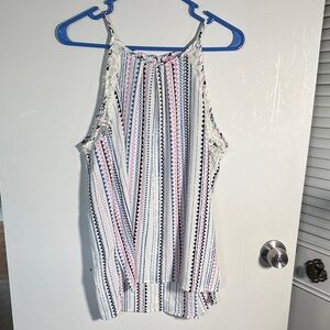 Candie's Pastel Striped Tank Top